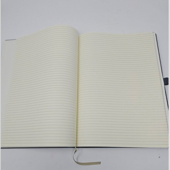 Castelli Notebook & Pen Vegan Leather 8.5x12" Italy Blank Lined Pages SellerLabs - Picture 4 of 5